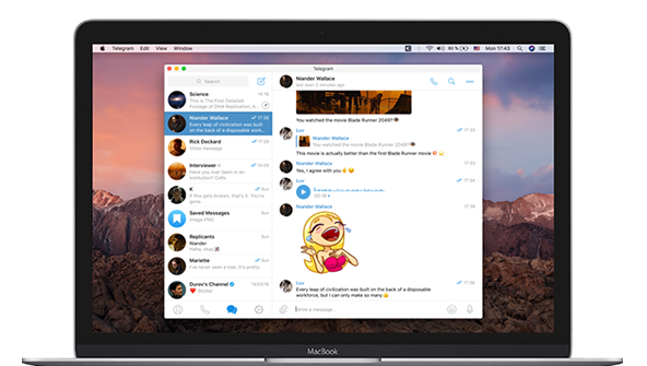 Telegram for MAC iPhone苹果版